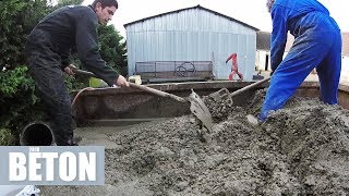 Coulage du béton de la semelle de fondation  2018 [upl. by Jermain]