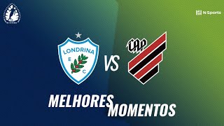 LONDRINA 1 X 0 ATHLETICOPR  MELHORES MOMENTOS  JOGO DE IDA DAS QUARTAS DE FINAL DO PARANAENSE [upl. by Haerb123]