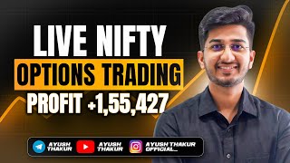 Nifty Options Trading Profit 155427  By Ayush Thakur [upl. by Muncey]