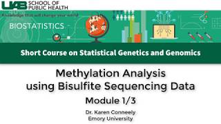 Bisulfite Methylation Sequencing Analysis  Module 1 [upl. by Allimrac]