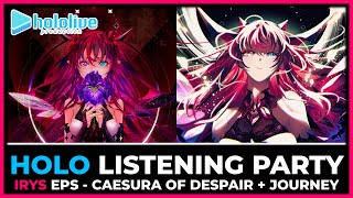 HOLOLIVE  IRYS EPS  CAESURA OF DESPAIR  JOURNEY LISTENING PARTY  FULL ALBUM REACTION [upl. by Acinom]