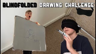 Blindfolded Drawing Challenge [upl. by Atsugua]