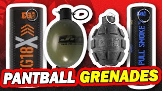 Different Types of Paintball Grenades amp Watching Them Go Boom  Lone Wolf Paintball Michigan [upl. by Shayne]