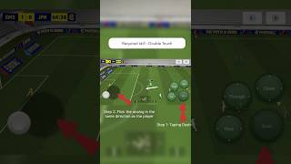 How to Double touch in Efootball📈🤯 efootball pes [upl. by Jehu628]