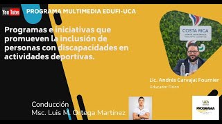 Deportes Adaptados Programas que promueven la inclusión de personas con discapacidad en el deporte [upl. by Aneerahs]