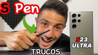 ¿Cómo Funciona el S Pen del SAMSUNG S23 ULTRA samsungs23ultra spen [upl. by Buzz43]