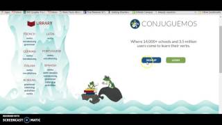 CONJUGUEMOS Tutorial Registering Students [upl. by Cassady]