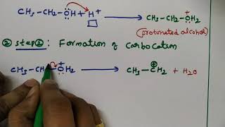 DEHYDRATION OF ETHANOL TO FORM ETHENEMECHANISM👍 [upl. by Korey779]