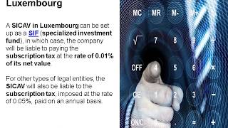 Taxation of SICAV in Luxembourg [upl. by Enilehcim]