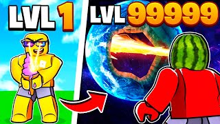 We Melt EVERYTHING In LASER SIMULATOR ROBLOX [upl. by Weisberg471]