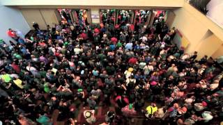 Gen Con 2014 Exhibit Hall Opening Crowd Indianapolis Canon SL1 amp 1018mm STM [upl. by Silverstein]