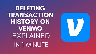 How To Delete Transaction History On Venmo 2024 [upl. by Gilbertine]