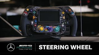 Mercedes F1 Steering Wheel EXPLAINED [upl. by Ettore]