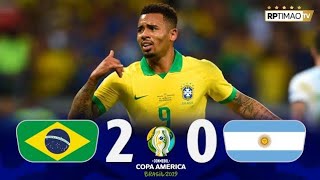 Brazil Vs Argentina 20 Copa America Highlights 2019 HD brazil argentina [upl. by Aimekahs422]