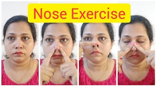 Noseexercise Nose Exercise For Sharp NoseGeetas Corner [upl. by Dorren]