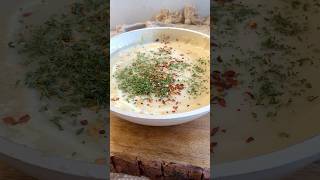 Creamy herbed soup shorts shortsfeed italianfood soup healthy [upl. by Lucine386]