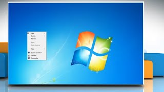 Windows® 7 Desktop icons Missing [upl. by Ellehsad]