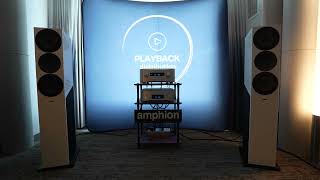 amphion Krypton3x Loudspeaker  Esoteric F02 N01XDSE  Quadraspire SVT  Esprit  AXPONA 2024 [upl. by Dorrahs]