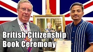 British Citizenship 🇬🇧  Book Ceremony [upl. by Grayson]