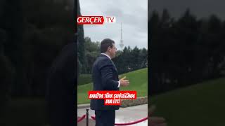 Ekrem İmamoğlu Baküde Türk Şehitliğinde dua etti [upl. by Ardaid]