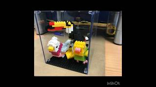 Nanoblock Galah nanoblock NBC140 speed build lego birds birdlego tucan greenopaline [upl. by Williamsen]