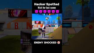 Hacker Spotted 😈 Enemy Shocked 😨🤡 shorts freefirefreefire [upl. by Emerej]