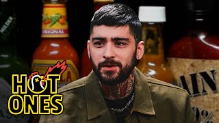 Zayn Malik Lets the Tears Flow While Eating Spicy Wings  Hot Ones [upl. by Panayiotis]