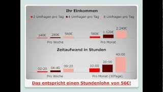 Bezahlte Online Umfragen  Nebenverdienst bis zu 100€ pro Stunde [upl. by Downall]