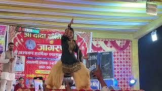 bhartichoudharydance nightprogram chururajasthan Janaukhari janau bhajanprogram [upl. by Esmaria]