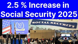 Social Security Cola Benefits Increase 2025 Recipients Changes [upl. by Leelahk]