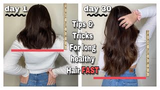 How To Grow Your Hair Long FAST 3 Inches In a Month Best Tips For Growth [upl. by Annodahs]