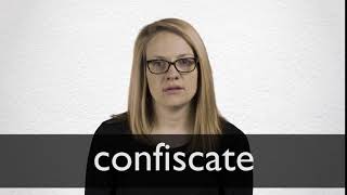 How to pronounce CONFISCATE in British English [upl. by Enneibaf]