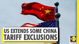 United States extends some China tariff exclusions only through year end [upl. by Nelra944]