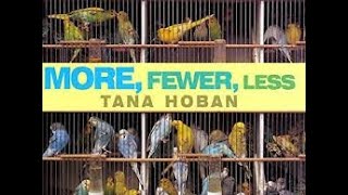 More fewer less photo book remote learning preschool Tana Hoban [upl. by Amluz]