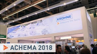 KROHNE at ACHEMA 2018 [upl. by Hilario437]