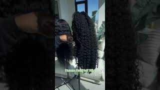 “Natural Curl” human hair half wig [upl. by Akemrej]