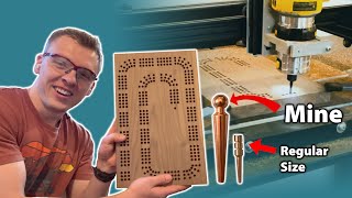 I Made a Custom Cribbage Board for my Parents [upl. by Nawiat]