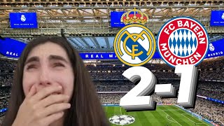 ESTAMOS en la FINAL Real Madrid 21 Bayern Múnich en el Santiago Bernabeu 💜 REACCIÓN MADRIDISTA [upl. by Ennadroj]