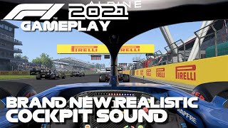 F1 2021 Gameplay BRAND NEW REALISTIC COCKPIT SOUND Sounds Like Real Life [upl. by Eedebez]