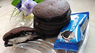 Oreo Dorayaki Pancake  Soft Creamy Oreo Bites  Bilkis Food Art [upl. by Pfeifer903]