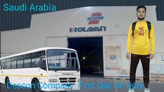 Olyan Descon Company working To Saudi Arabia First Day [upl. by Crescentia]