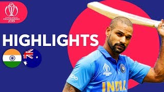 Dhawan Strikes Super Century  India vs Australia  Match Highlights  ICC Cricket World Cup 2019 [upl. by Brenk108]