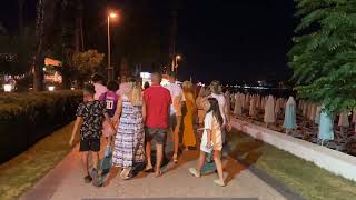 Was ist am Abend aktuell in Kumköy Side Türkei 4K sideturkey urlaubintürkei2024 [upl. by Fredel]