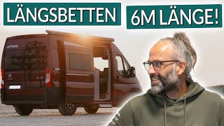 Der beste Kastenwagen für 2 Personen  Längsbetten auf 6m  Einzelsitz  Pössl Summit Shine 600L [upl. by Thesda]