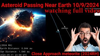 Asteroid passing near earth tonight Asteroid passing Earth today live 2024RH [upl. by Amehr471]