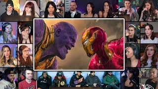 Dr Strange amp Iron Man vs Thanos  Avengers Infinity War Reaction Mashup [upl. by Gone]