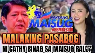 CATHY BINAG may MATINDING PASABOG [upl. by Namdor]