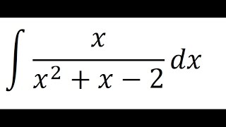 Integral por fracciones parciales caso raices reales diferentes Ejercicio 3 [upl. by Rose]