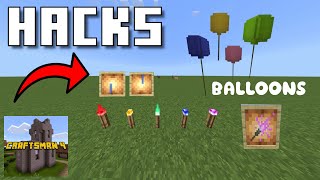 BEST HACKS in Craftsman 4  AIR BALLOONS [upl. by Norbert]