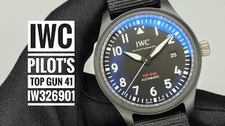 IWC Pilots Top Gun 41 IW326901 [upl. by Ahtamas]